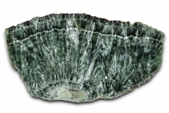 Polished Seraphinite Slab - Korshunovkiy Mine, Siberia #354275
